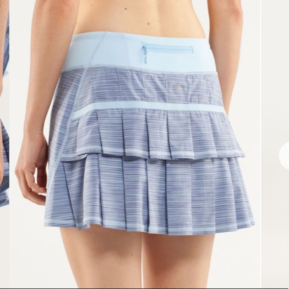 Lululemon 8 TALL Pace Setter Caspian blue skirt